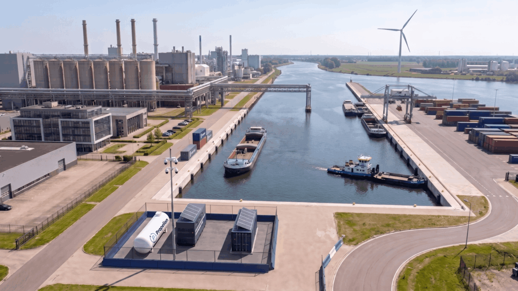 Onze netcongestie stroomoplosisng in een haven scenario