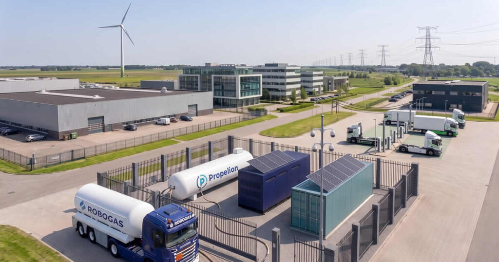 Beheer en op afstand monitoren van mobiele propaantank en stroomvoorziening met automatische bijvulling door Propelion