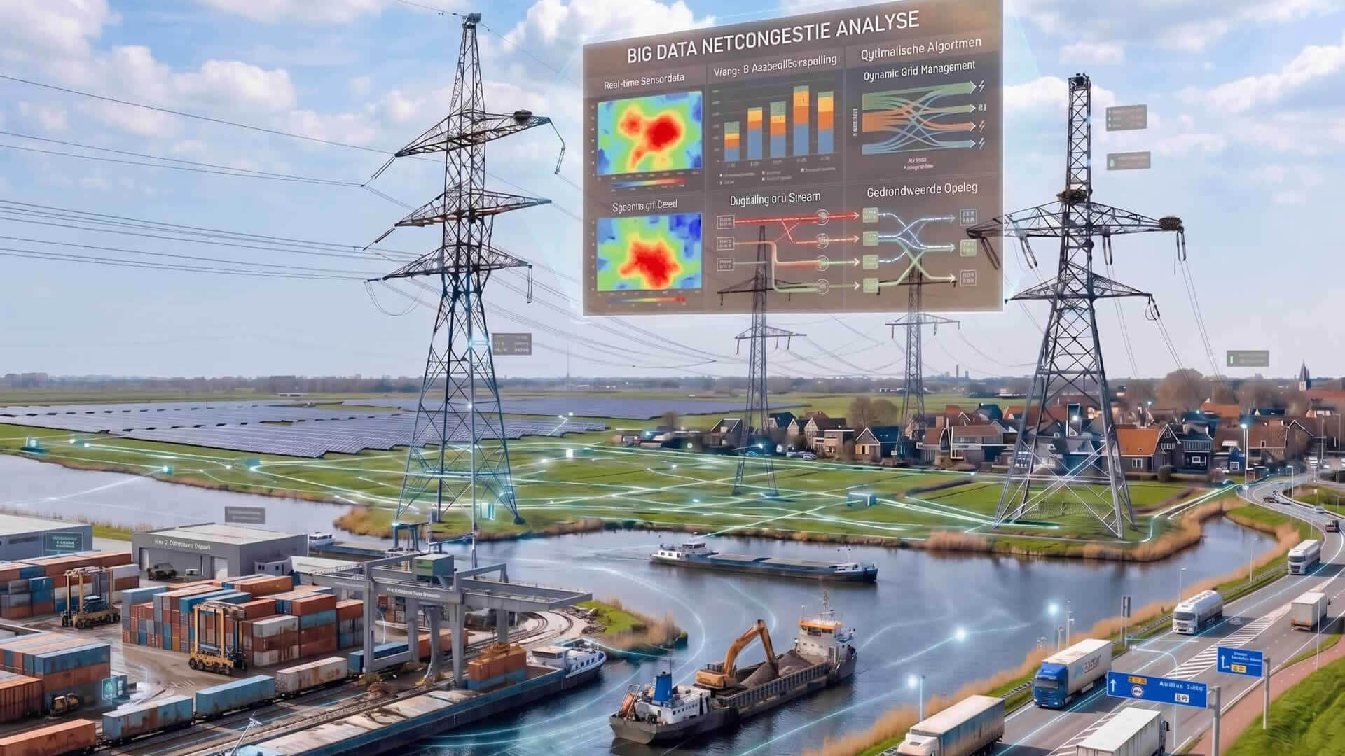 Big data van energienetwerken geeft waardevolle inzichten in netcongestie en oplossingen.